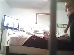 Realus paslėptas kumštelio! šviesiaplaukė Bronislava keisti prieš miegą